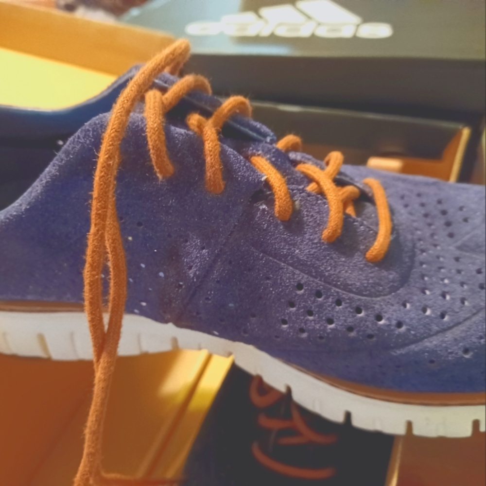 Cole Haan Navy Suede Shoes